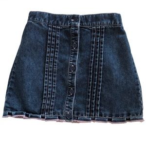 Old Navy Denim Skirt With Ruffles